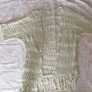 Cream Shawl